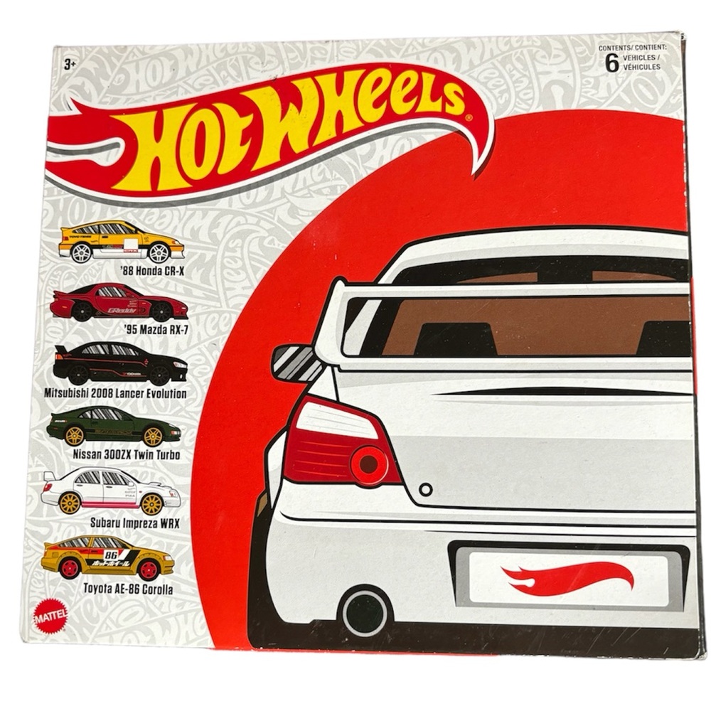 Hot Wheels Japanese 6 Car Multipack